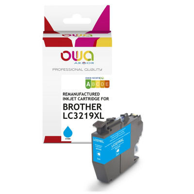 CARTOUCHE OWA BROTHER LC3219XL CYAN