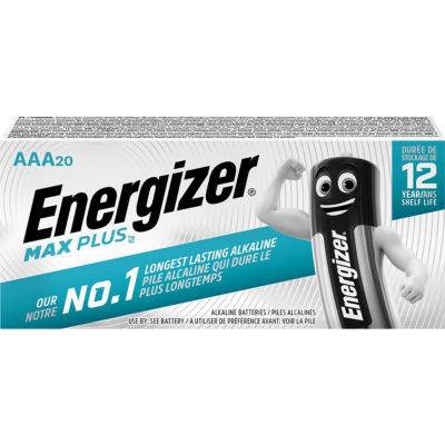 ENERGIZER MAX PLUS AAA LR03 BLISTER 20