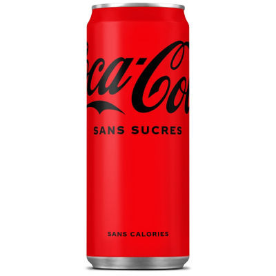 LOT 24 BOITES 33CL COCA COLA 0%