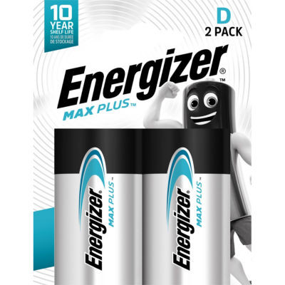 ENERGIZER MAX PLUS D BLISTER 2