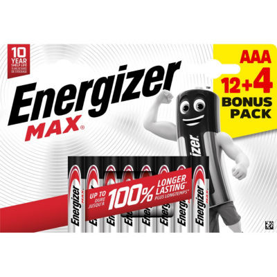 LOT 12+4 PILES MAX AAA LR03 ENERGIZER