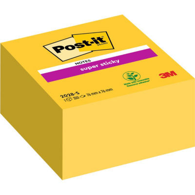 CUBE POST-IT 76X76MM JONQUILLE