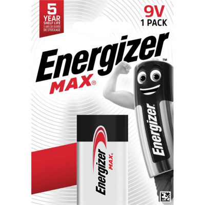BLISTER 1 PILE 9V ENERGIZER MAX