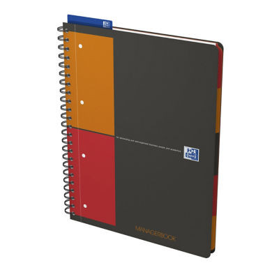 MANAGERBOOK SPIR A4+ 160P 80G LIG7MM