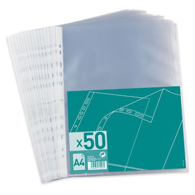 PQT 50 POCHETTES PERF A4 PP 4/100