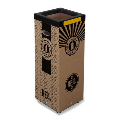 POUBELLE CARTON PLASTIQUE 60L
