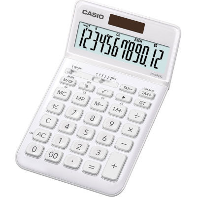 CALCULATRICE CASIO JW-200SC BLANC