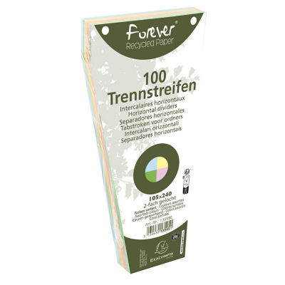 PQT 100 INTERCALAIRES TRAPEZE 4 COL ASS