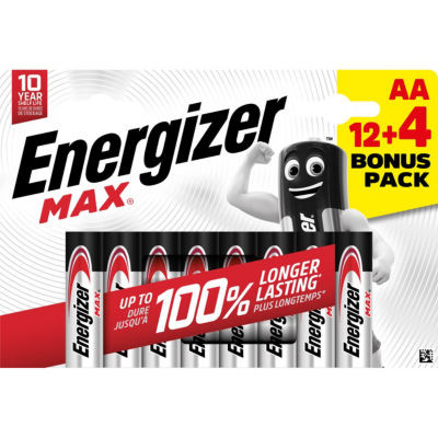 LOT 12+4 PILES MAX AA LR06 ENERGIZER