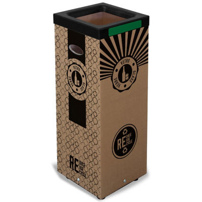 POUBELLE CARTON VERRE 100L