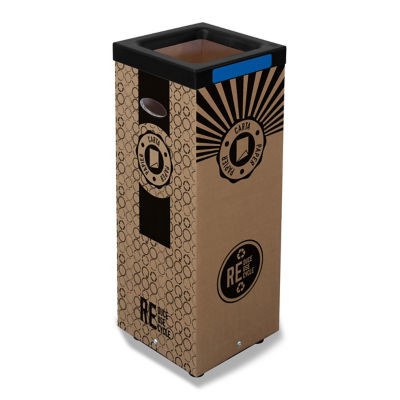 POUBELLE CARTON PAPIER 60L