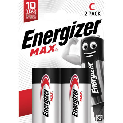 BLISTER 2 PILES MAX C LR14 ENERGIZER
