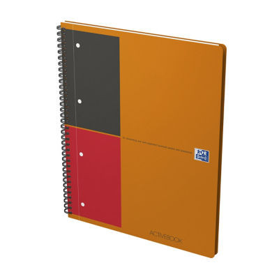 CAHIER ACTIVE BOOK 24X29,7 LIGNÉ 160P
