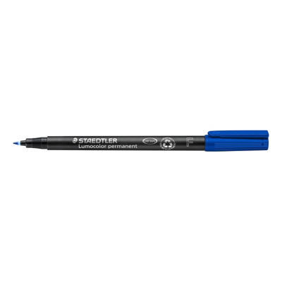 MARQUEUR PERMANENT LUMOCOLOR FINE BLEU