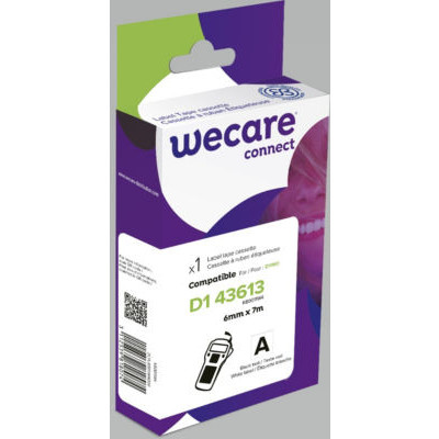 RUBAN WECARE DYMO N/B 6MMX7M S0720780