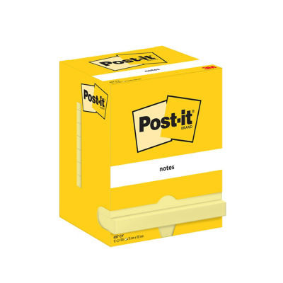 LOT 12 BLOC POSTIT 76X102 JAUNE