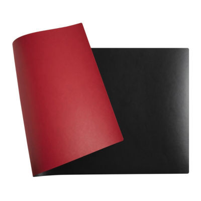 SOUS-MAIN SOUPLE NOIR/ROUGE 40X80 CM