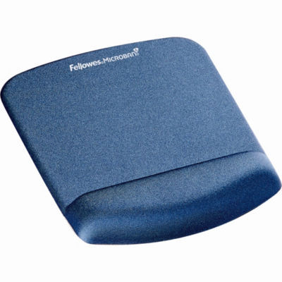 TAPIS SOURIS POIGNETS PLUSHTOUCH BLEU