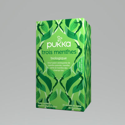 BTE 20 SACHETS PUKKA TROIS MENTHES