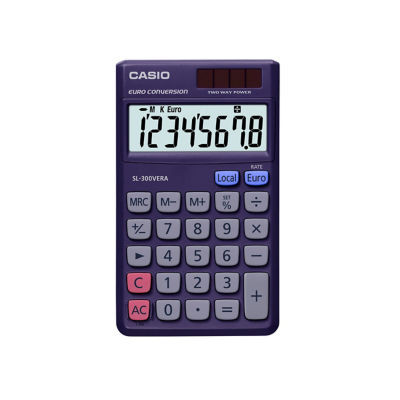 CALCULATRICE CASIO SL-300VERA 8 CHIFFRES