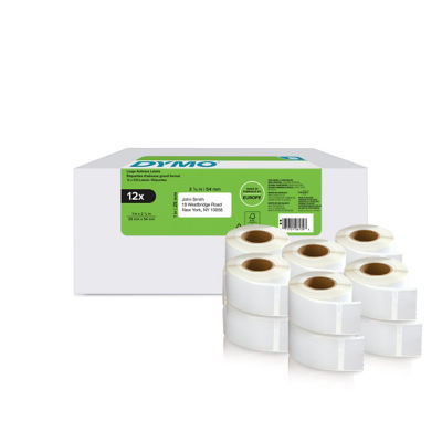 DYMO BOITE 12 RLX ETIQU LW 25X54 MM
