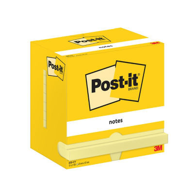 LOT 12 BLOCS POST IT 76X127MM JAUNE