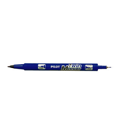 MARQUEUR PERMANENT PILOT TWIN BLEU