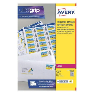 AVE P/240 ETQ TIMBRE 63.5X33.9MM L7159-10