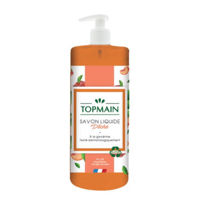 FLACON POMPE SAVON TOPMAIN PECHE 500ML