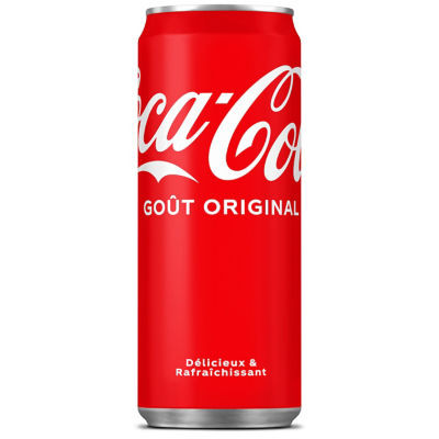 LOT 24 BOITES COCA COLA 33 CL SLIM