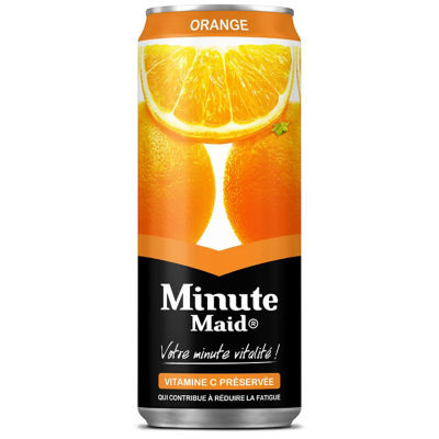 LOT 24 BOITES MINUTE MAID ORANGE 33CL