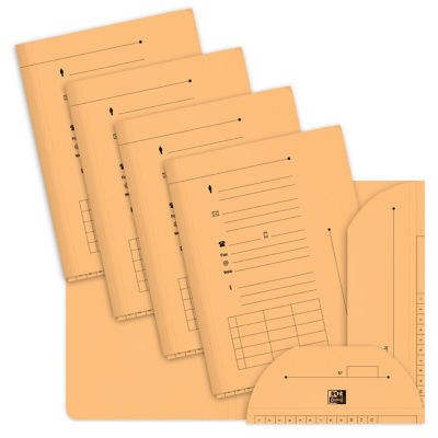 25 CHEMISES SS-DOSSIERS 2 RABATS ORANGE