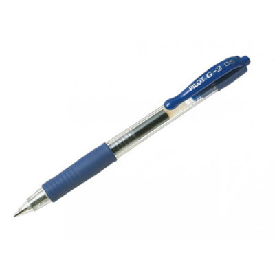 STYLO GEL PILOT G2 05 BLEU