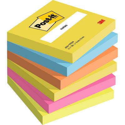 LOT 6 NOTES POST IT ENERGETIC 76X76MM