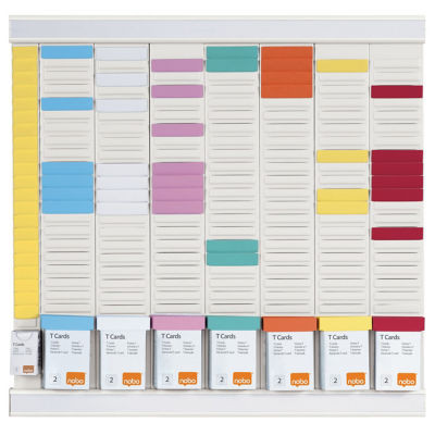NOBO PLANNER 8 COLONNES 24 FENTES BLANC
