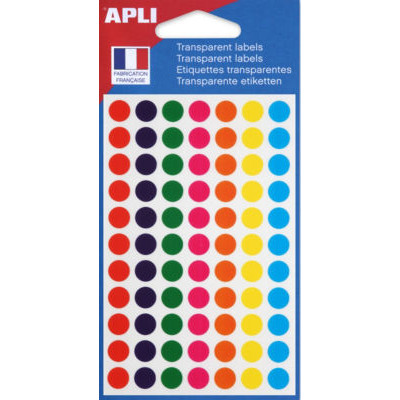 ETIQUETTE COULEUR ASSORTIS D8