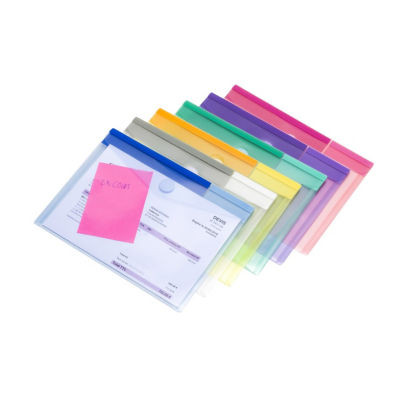 LOT 6 ENVELOPPES COLOR COLLECTION A5