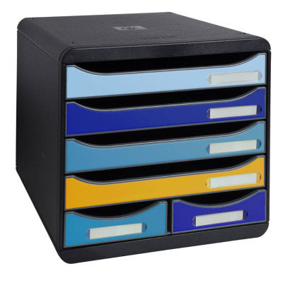 EXACOMPTA BIG BOX 6 TIROIRS BEE BLUE