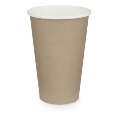 LOT DE 50 GOBELETS CARTON BRUN 30CL