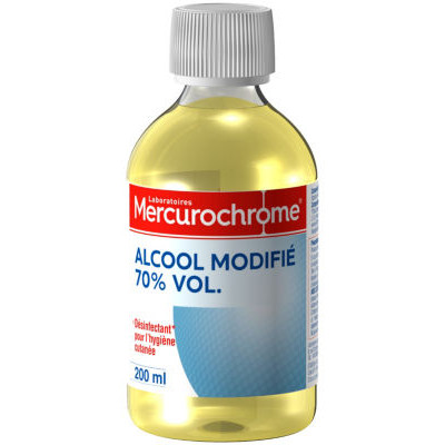 FLACON ALCOOL 70~ MODIFIE 200 ML