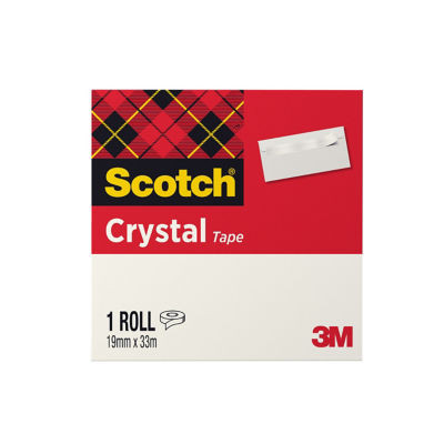 RUB ADHESIF CRISTAL SCOTCH L33M