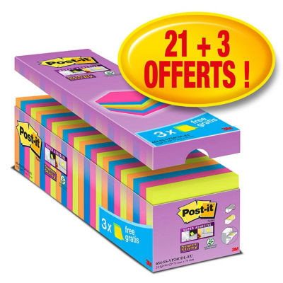 PACK ADV 21+3 NOTES SS COUL 76X76
