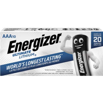 LOT 10 PILES LITHIUM ULTIMATE L92 AAA