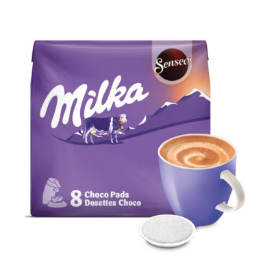 PAQUET 8 DOSETTES SENSEO MILKA CHOCO