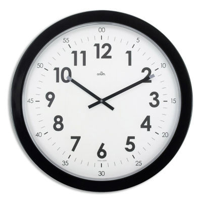 HORLOGE GEANTE A QUARTZ DIAM55CM NOIR
