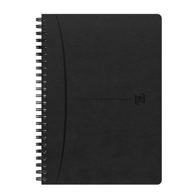 OXFORD A5 LIGNE BLANC 160P NOIR