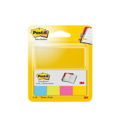 ETUI 4 BLOCS 50 FL 20X38MM COL NEON