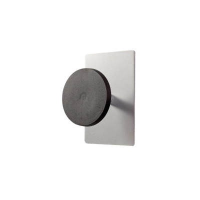 PATERE MURALE NOIR/METAL MAGNETIQUE