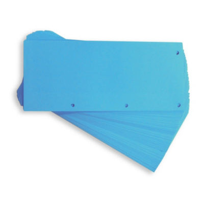 Intercalaire rectangle bleu pour classeur