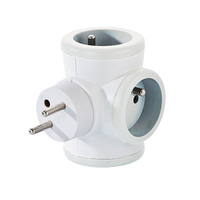 WATT&CO TRIPLITE ROTATIVE 3X16A BLANC
